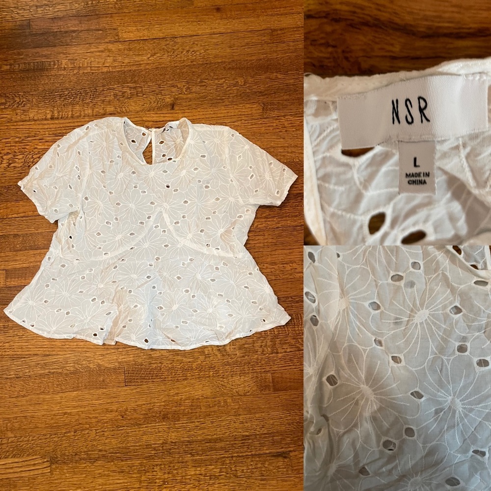 flowery top !!